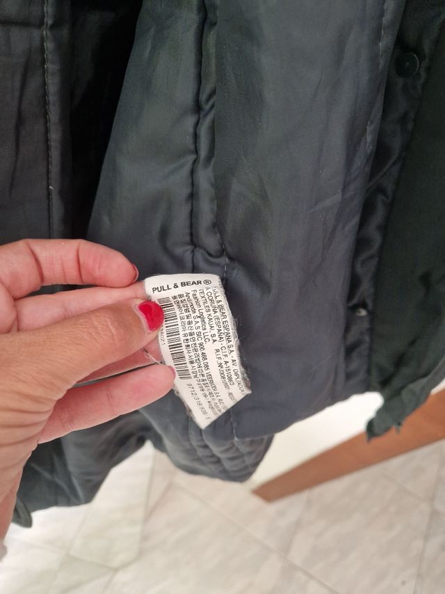 Parka verde smeraldo