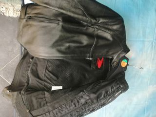 Giacca moto pelle