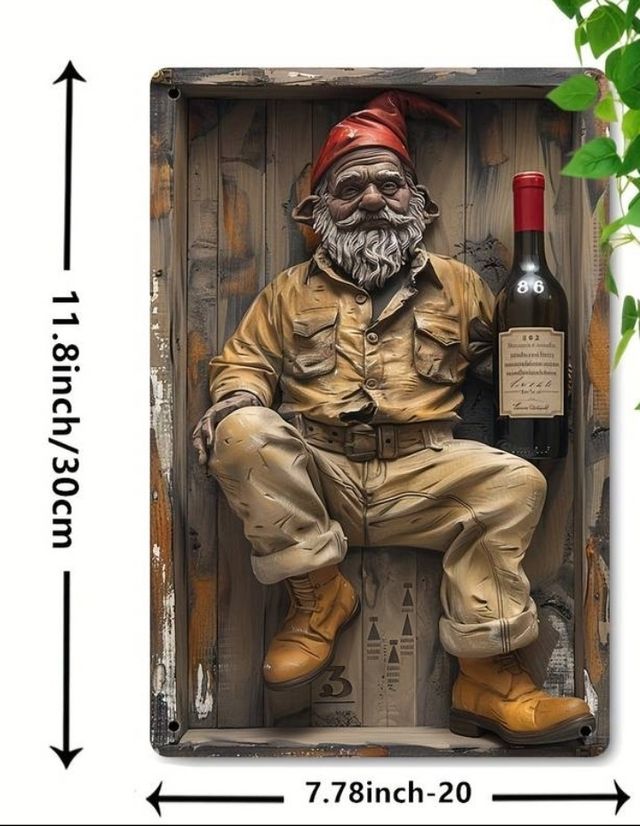 Cartel metalico vintage 20x30