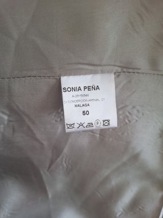 Conjunto SONIA PEÑA T-50!! A Estrenar  !