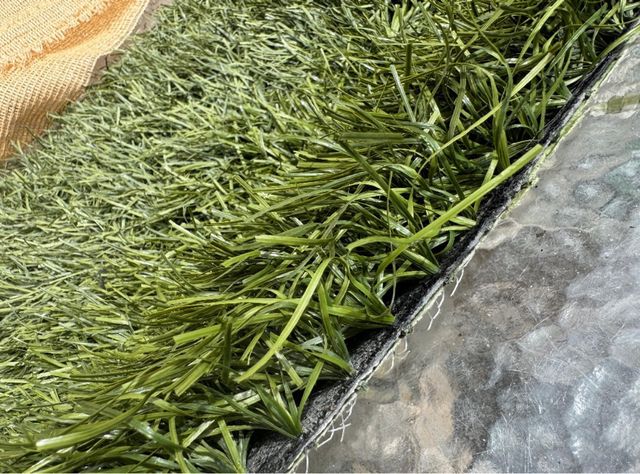 Cesped artificial reciclado