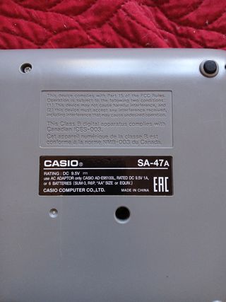 Teclado Casio varias funciones