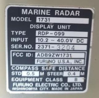 PLOTTER RADAR MARINO  FURUNO SIN GARANTIA