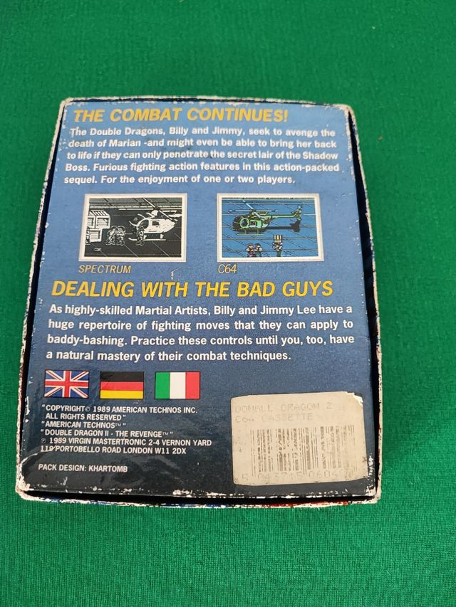 Double dragon commodore 64 lotto