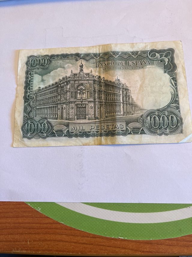 BILLETE MIL PESETAS 1971 ( ECHEGARAY)