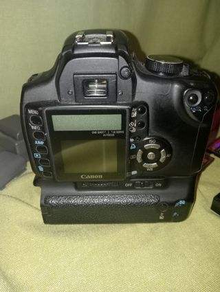 Cámara Canon 350d grip
