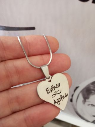 Colgante CORAZON GRABADO