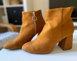 Botines camel de Stradivarius