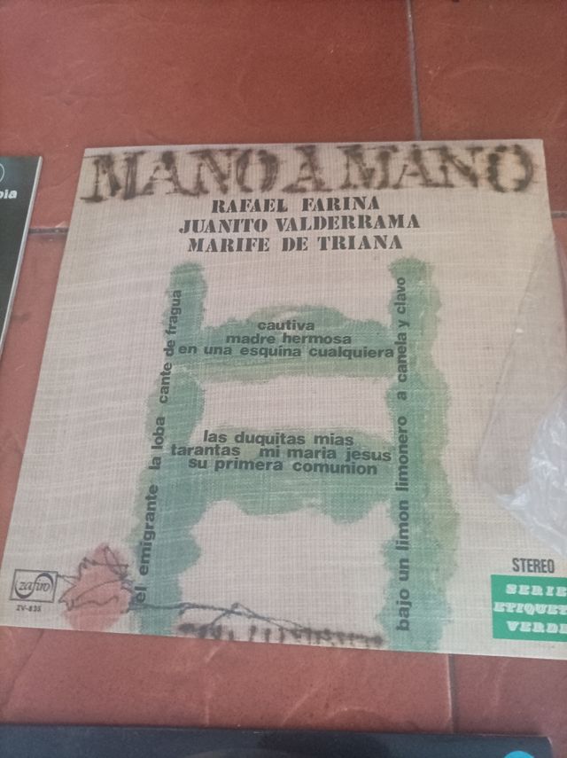 Discos de vinilo de clásicos de copla