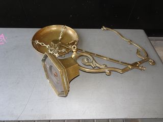 Balanza / romana en bronce MDXL