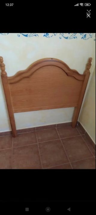 2 Cabeceros de 100 Cms en Pino Macizo