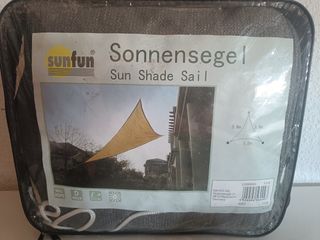 Toldo vela Triangular Gris