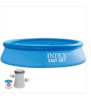 Piscina hinchable con depuradora.Easyset