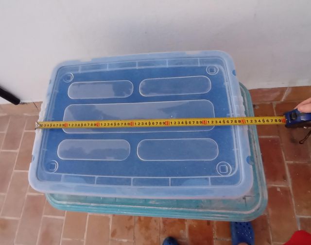 Contenedor plastico pvc