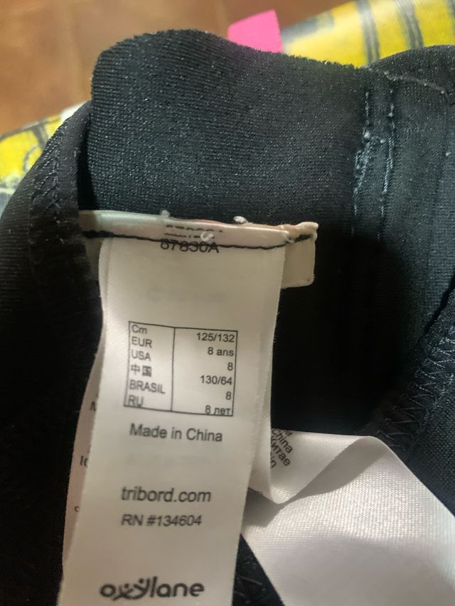 Neopreno traje baño