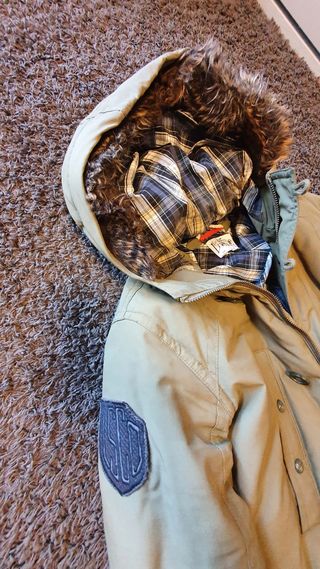 Plumas Levis 3/4 caqui talla M
