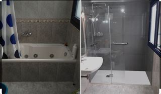 Cambio bañera plato ducha