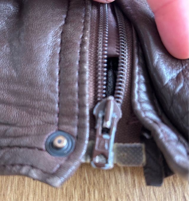 Chaqueta de piel vintage