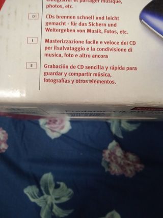 GRABADORA DE CD'S IOMEGA PREDATOR CD-RW COMPLETA