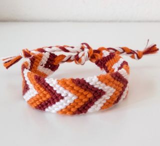 Bracciale chevron arancio