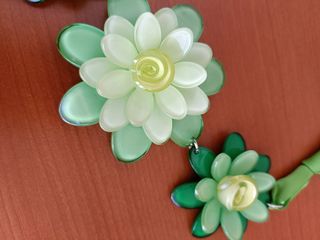 Collar de cristal esmaltado