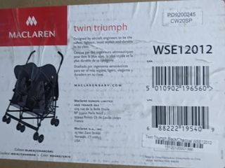 Silla doble Maclaren Twin