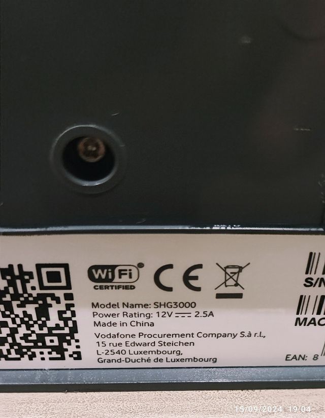 Router Vodafone Station SHG3000