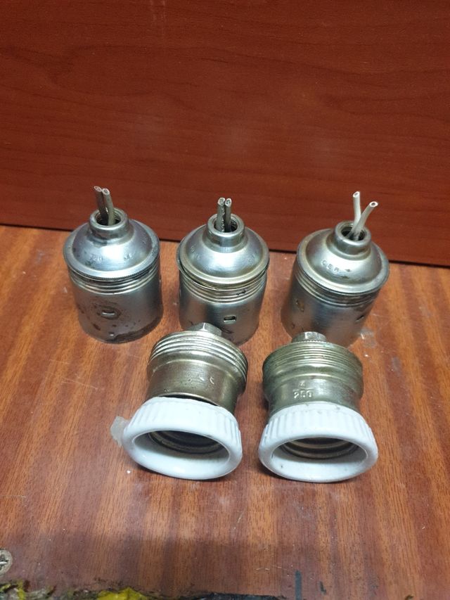 Portalámparas para decoración vintage.