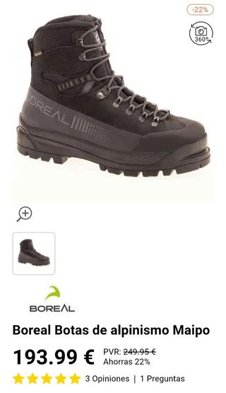 Botas boreal de montaña