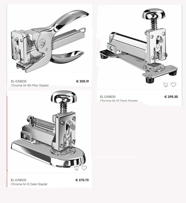 EL CASCO Coleccion de GRAPADORAS con REGALO