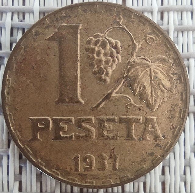 1 peseta (II República) 1937 VF
