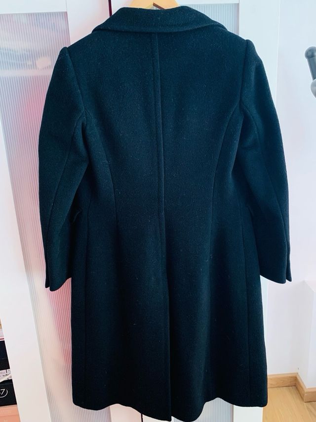 Abrigo de lana midi