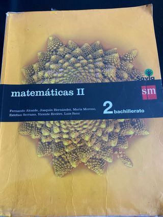MATEMÁTICAS II 2º BACH. 9788467587135