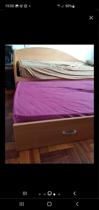 Cama doble nido sofá