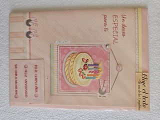 Tarjeta felicitacion de cumpleaños navidad boda