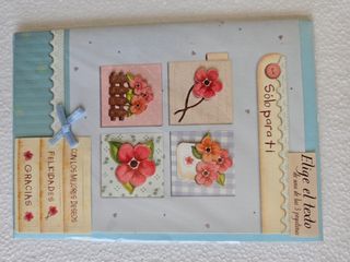 Tarjeta felicitacion de cumpleaños navidad boda