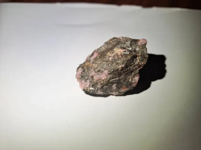 1 Rodonita natural en bruto última und