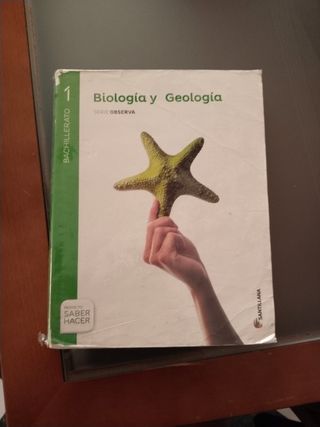 Libro biología y geología Santillana 