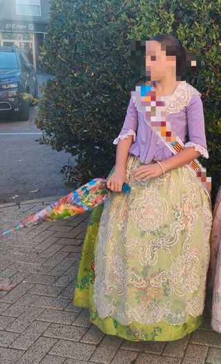 Traje fallera niña SXVIII
