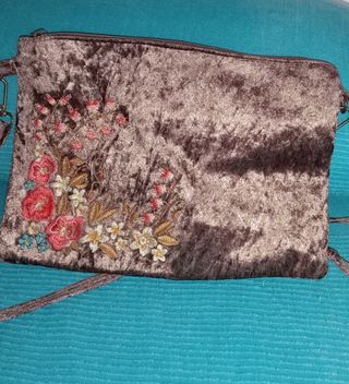 Bolso terciopelo