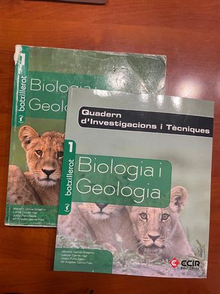 Libro Biología y Geología 1 Bachillerato