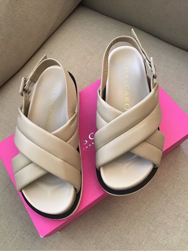 Sandalias piel Mascaro