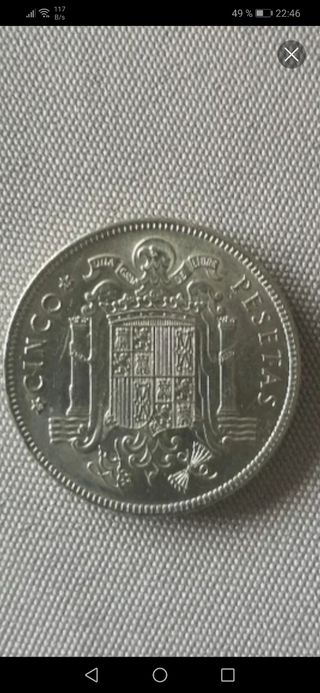 moneda de 5 pesetas 