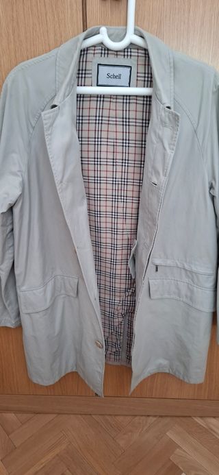 Gabardina caballero impermeable,talla 50