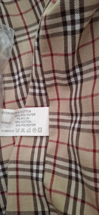 Gabardina caballero impermeable,talla 50