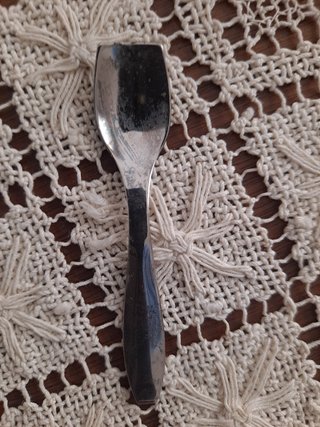 Porta Sale con piattino in Silver Plate