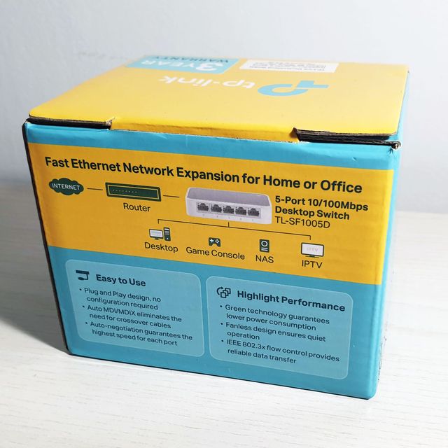 TP-Link SWITCH DI RETE 5 PORTE FAST TL-SF1005D