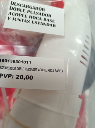 Descargador inodoro universal