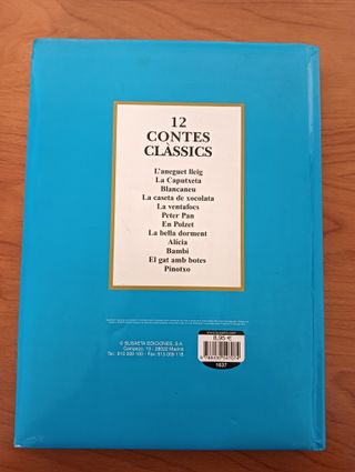 Libro "12 Contes Clàsics"