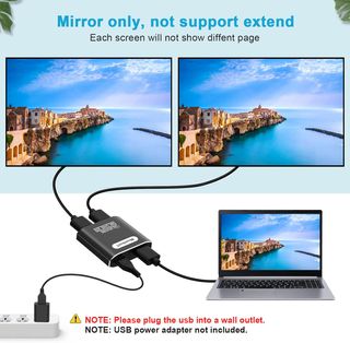 Wombort Divisor HDMI 4K, Divisor HDMI 1 Entrada 2